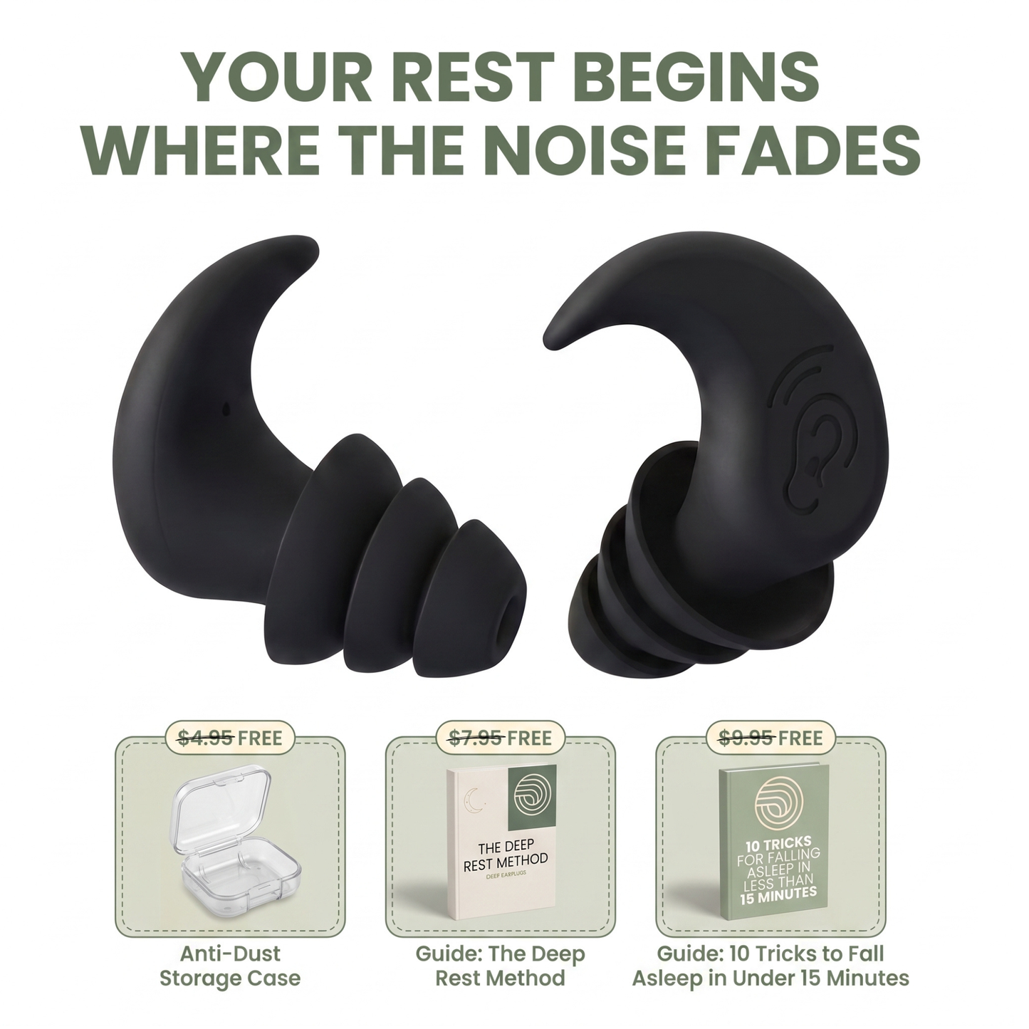Doze Pro | Noise-blocking earplugs for sleeping